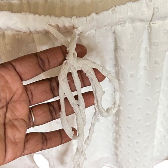 Womens Drawstring Shorts Textured Coastal Elastic Waist 1XL By Culture Code NWT - Picture 4 of 14